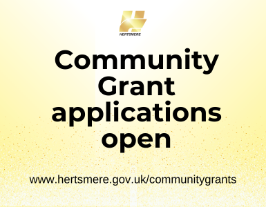 Voluntary organisations and community groups that celebrate Hertsmere's diverse communities and promote inclusion across the borough could qualify for a funding boost of up to £2,500.