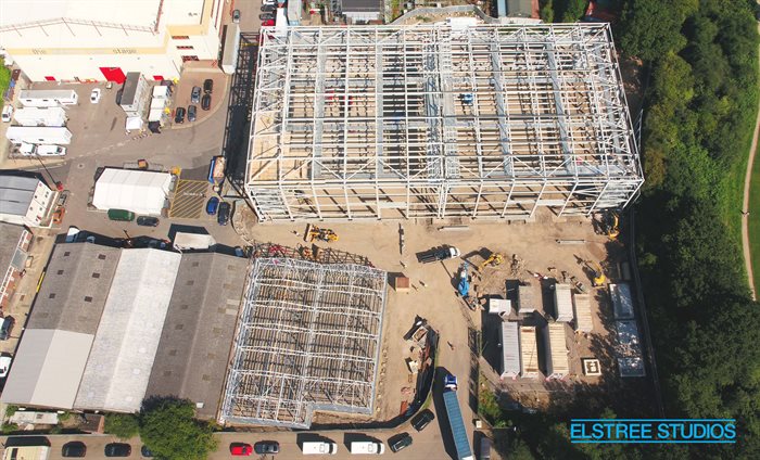 Elstree Studios New Stages 2 Blue Logo