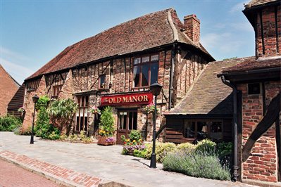 Exterior featuring the character of the old manor building in Potters Bar