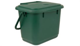 Kitchen caddy for food waste