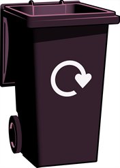 black bin