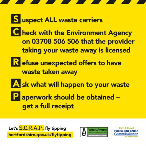 Fly tipping S.C.R.A.P