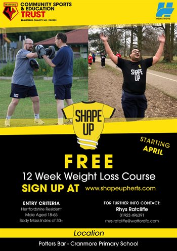 Shape Up Poster Potters Bar