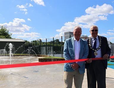 We officially opened our new splash zone in Meadow Park, Borehamwood. Find out more!
