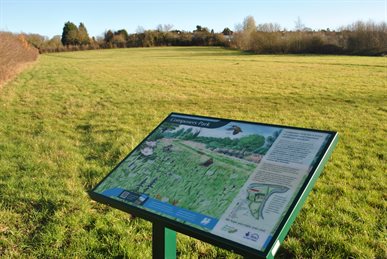Composers Park new noticeboard