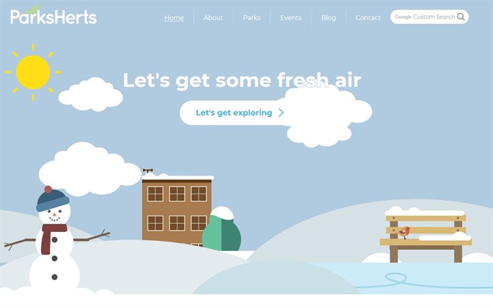 Winter homepage