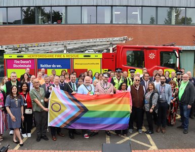 June is Pride month and we are sending a clear message of support to Hertsmere's LGBTQ+ community.