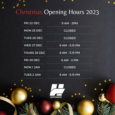 Christmas Opening Hours