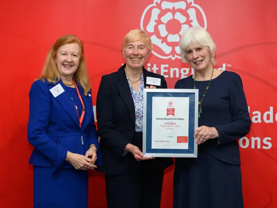 Audrey Adams and Margaret Craig-Gray from Bushey Museum & Art Gallery