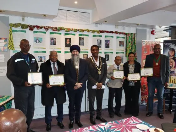 The Mayor of Hertsmere with guests