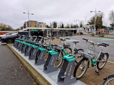 Beryl Bikes at Borehamwood Station