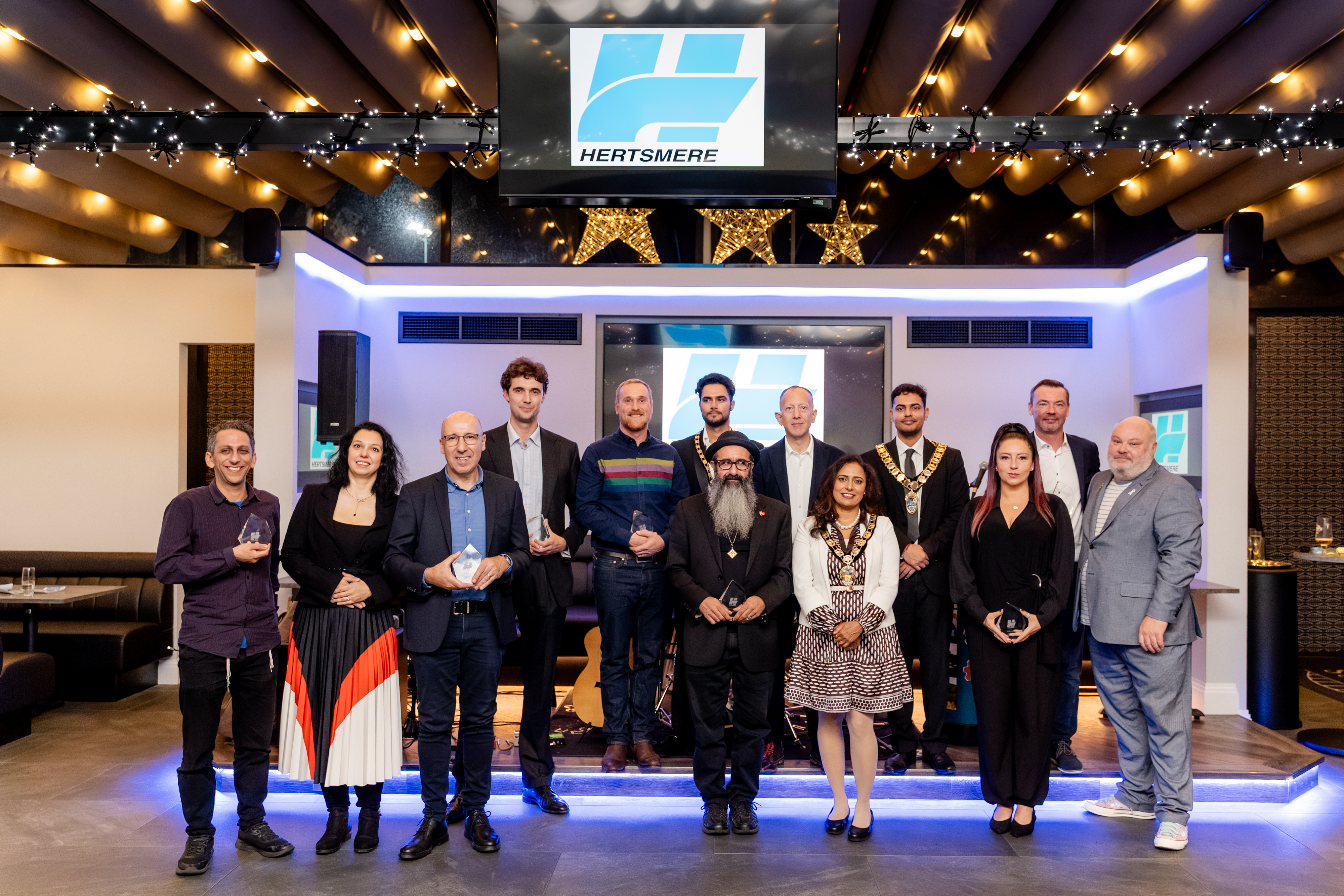 Group shot of award winners