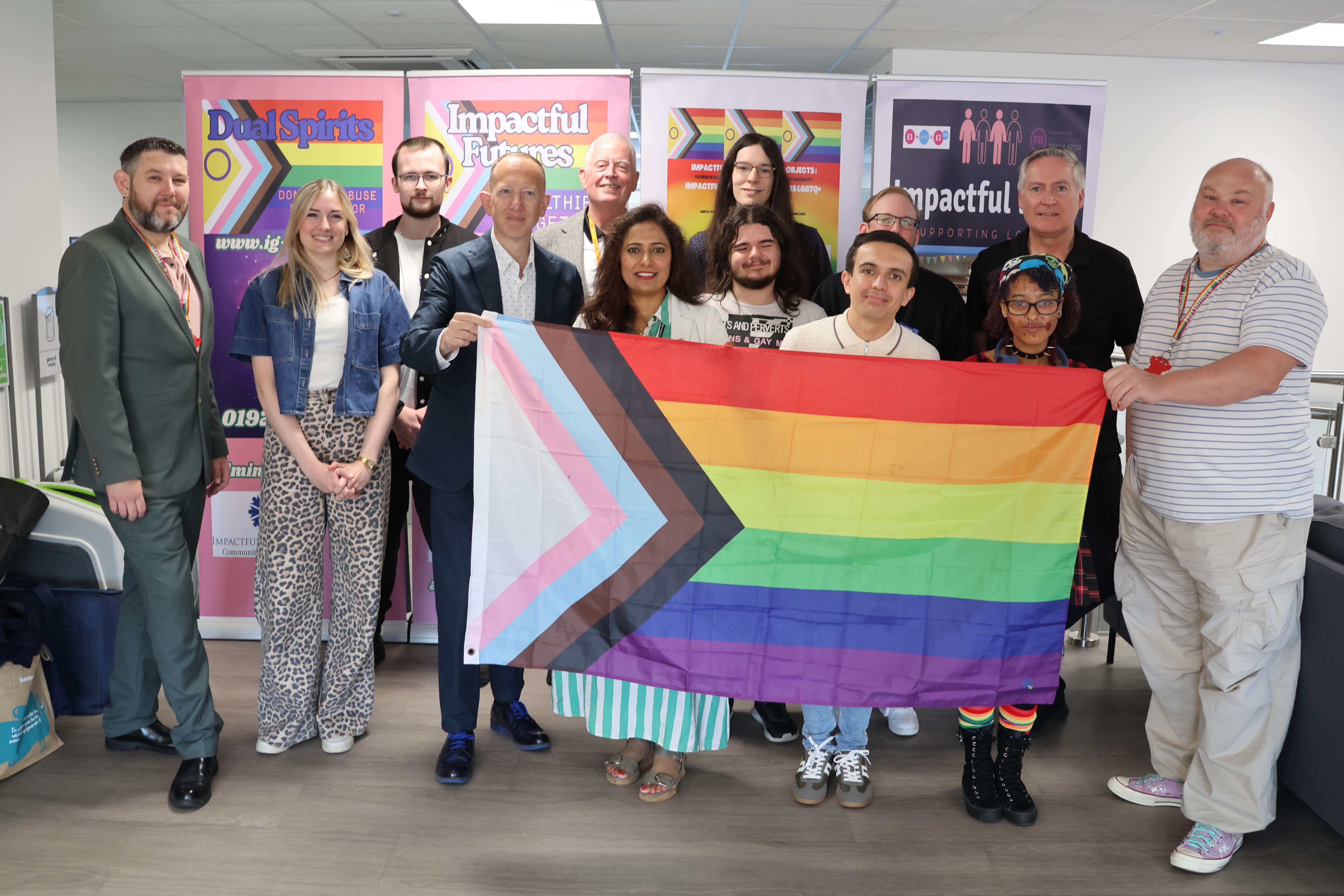 Group shot of Learners who completed the LGBTQ+ Mentoring Skills programme