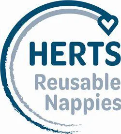 Herts Reusable Nappies logo.
