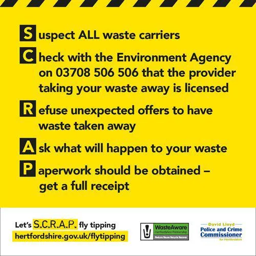 Fly tipping S.C.R.A.P