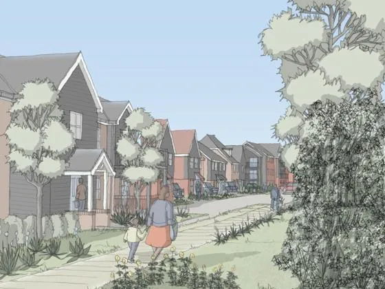 An artists impression of the new Lyndhurst development