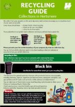 Recycling Guide leaflet front page
