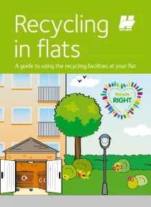 Front cover of Recycling in Flats leaflet